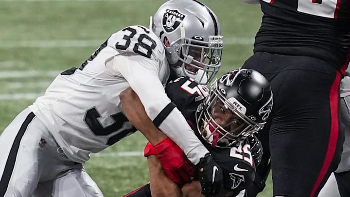 The Atlanta Falcons and Las Vegas Raiders will play on Monday Night Football, their first meeting in over four years. The Atlanta Falcons and Las Vegas Raiders will play on Monday Night Football, their first meeting in over four years.