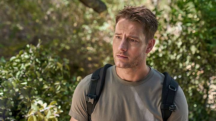 "Switch Back" - Tracker, scheduled to air on the CBS Television Network. Pictured (L-R): Justin Hartley as Colter Shaw and Erica Hernandez as Becca Photo: Mike Taing/CBS ©2026 CBS Broadcasting, Inc. All Rights Reserved.