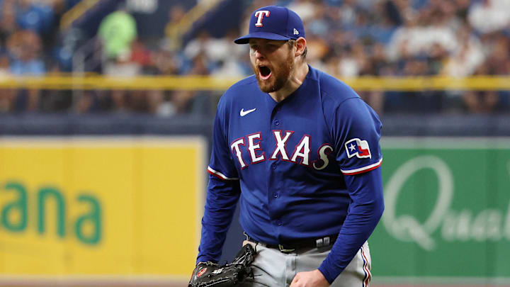 Rangers vs. Rays MLB playoff odds favor Texas after Jordan Montgomery led the team to a Game 1 win.