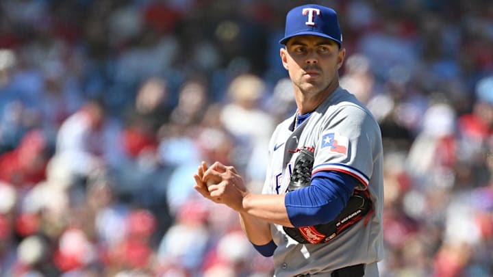 Texas Rangers pitcher MacKenzie Gore.