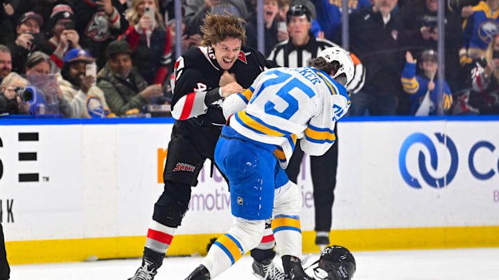 Buffalo Sabres forward Josh Dunne Buffalo Sabres forward Josh Dunne