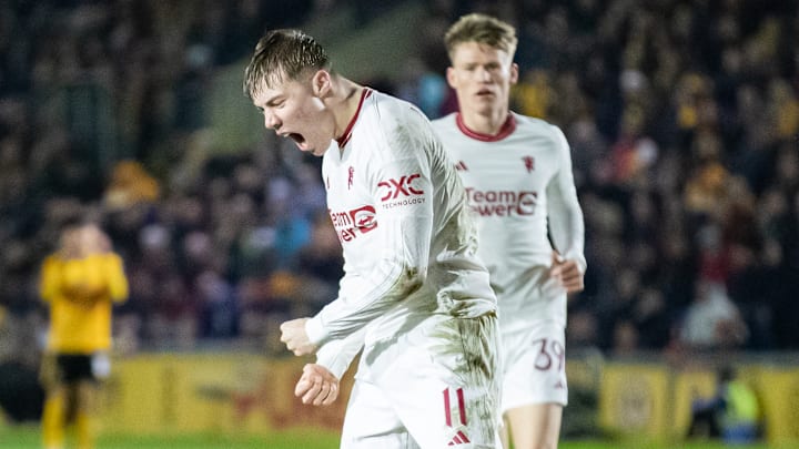 Newport County v Manchester United - Hojlund joy after frustrating evening