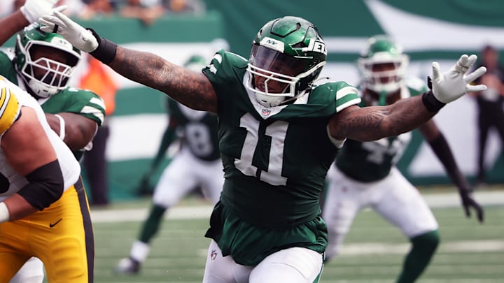 NY Jets defensive end Jermaine Johnson II
