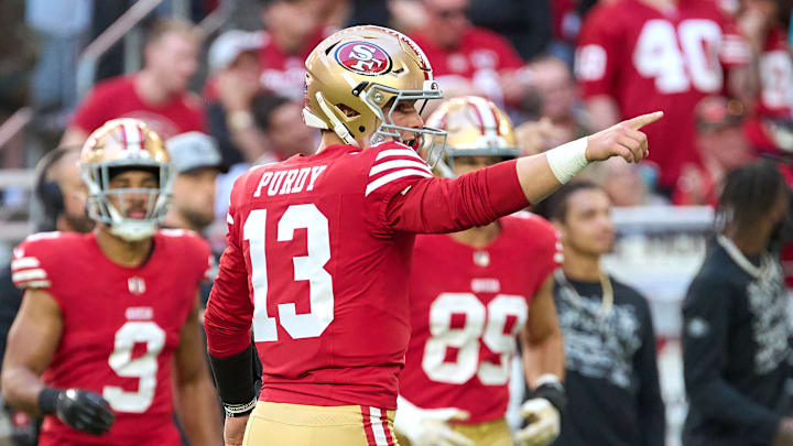 San Francisco 49ers quarterback Brock Purdy (13)