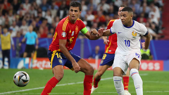 Rodri und Kylian Mbappe