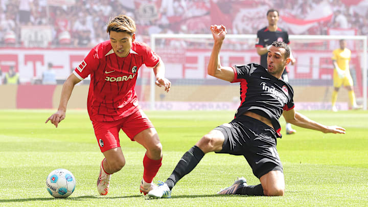 Ritsu Doan (l.) soll Teamkollege von Ellyes Skhiri werden