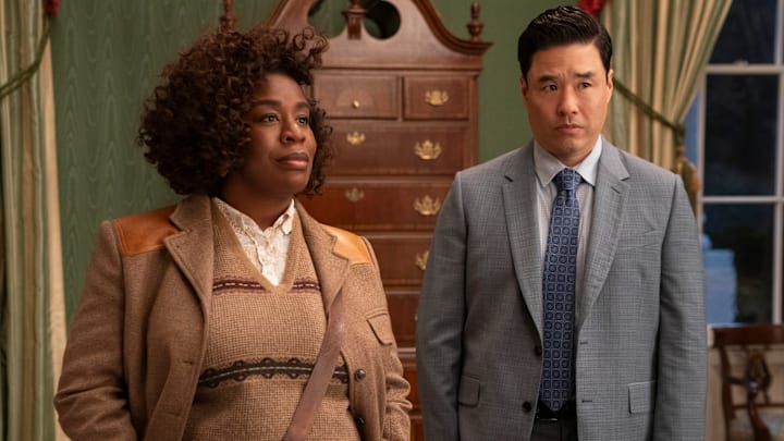 The Residence. (L to R) Uzo Aduba as Cordelia Cupp, Randall Park as Edwin Park in episode 101 of The Residence