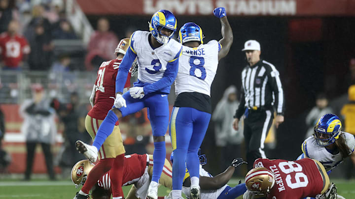 Los Angeles Rams Kamren Curl, Jared Verse v San Francisco 49ers