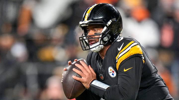 Pittsburgh Steelers quarterback Russell Wilson (3) scrambles out of the pocket in the fourth quarter of the NFL Week 18 game between the Pittsburgh Steelers and the Cincinnati Bengals at Acrisure Stadium in Pittsburgh on Saturday, Jan. 4, 2025. The Bengals won 19-17 to finish the regular season at 9-8. Pittsburgh Steelers quarterback Russell Wilson (3) scrambles out of the pocket in the fourth quarter of the NFL Week 18 game between the Pittsburgh Steelers and the Cincinnati Bengals at Acrisure Stadium in Pittsburgh on Saturday, Jan. 4, 2025. The Bengals won 19-17 to finish the regular season at 9-8.