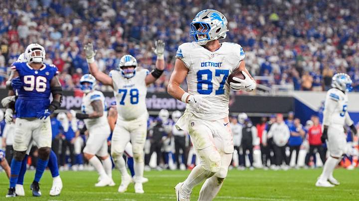 Detroit Lions tight end Sam LaPorta is a solid prop target in Week 4. Detroit Lions tight end Sam LaPorta is a solid prop target in Week 4.