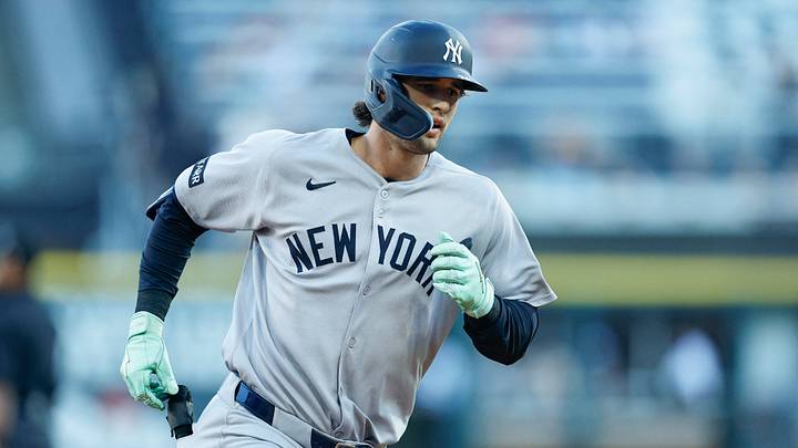 Jul 29, 2026; Chicago, Illinois, USA; New York Yankees left fielder Spencer Jones (78) rounds the bases after hitting a three-run home run against the Chicago White Sox during the first inning at Rate Field. Mandatory Credit: Kamil Krzaczynski-Imagn Images Jul 29, 2026; Chicago, Illinois, USA; New York Yankees left fielder Spencer Jones (78) rounds the bases after hitting a three-run home run against the Chicago White Sox during the first inning at Rate Field. Mandatory Credit: Kamil Krzaczynski-Imagn Images