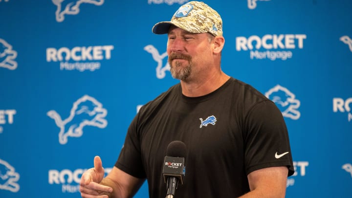 Detroit Lions head coach Dan Campbell 