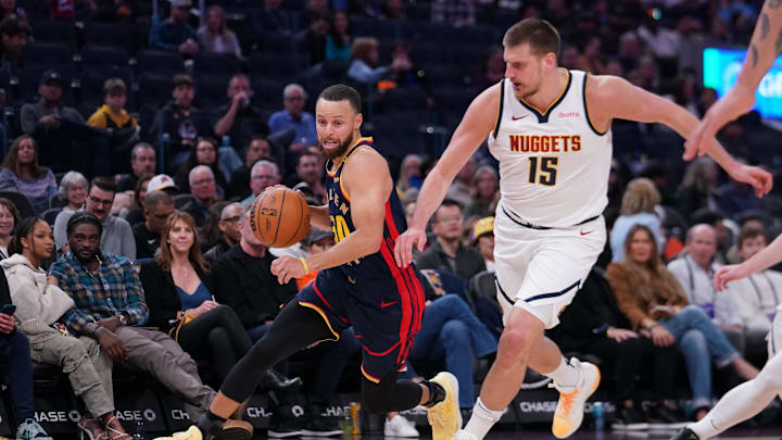Stephen Curry and Nikola Jokic