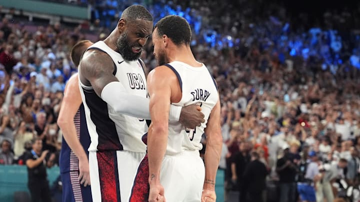 James and Curry won a gold medal together during the 2024 Olympic Games in Paris.