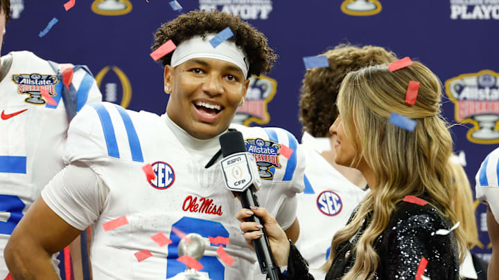 Trinidad Chambliss and Ole Miss lead a group of unlikely College Football Playoff semifinalists. 