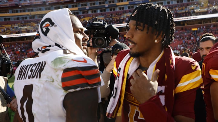 Daniels outplayed Watson throughout Sunday's game in the Commanders' win over the Browns.