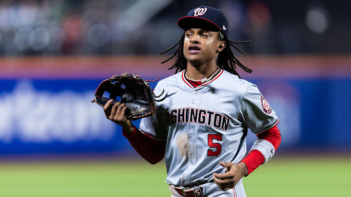 CJ Abrams debutó en la Major League Baseball el 8 de abril de 2022