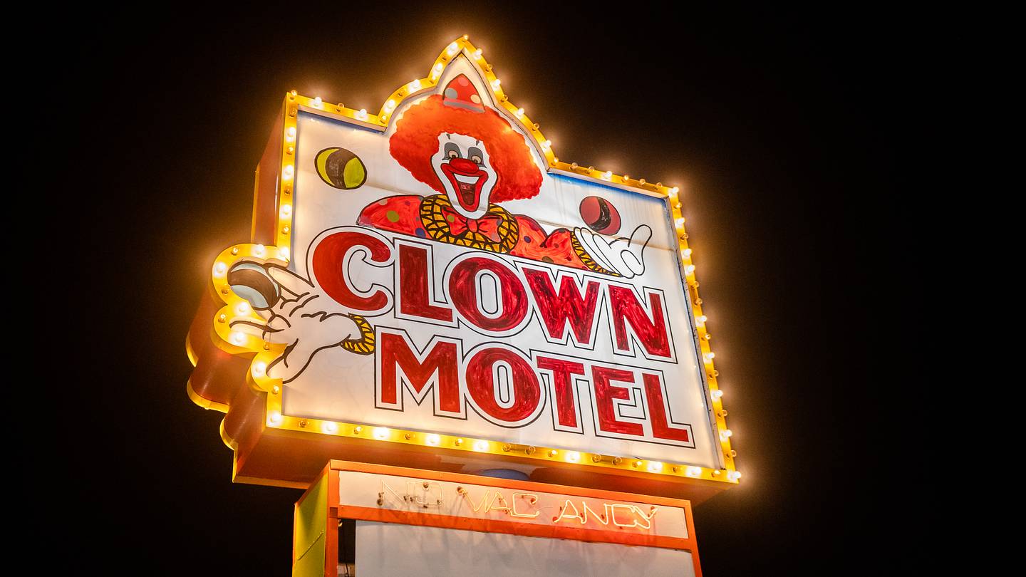 Would You Stay at This Haunted Clown Motel Next to a Cemetery?