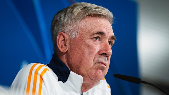 Carlo Ancelotti - Real Madrid C.F. Training Session And Press Conferenc 