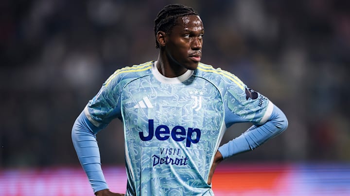 Jonathan David of Juventus FC looks on during the Serie A...