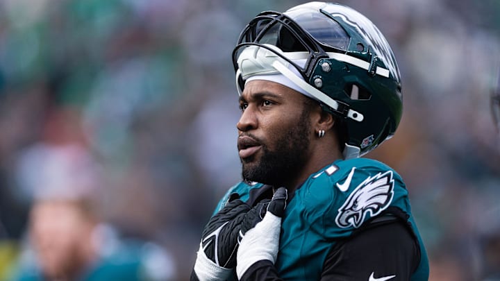 Dec 31, 2023; Philadelphia, Pennsylvania, USA; Philadelphia Eagles linebacker Haason Reddick (7)