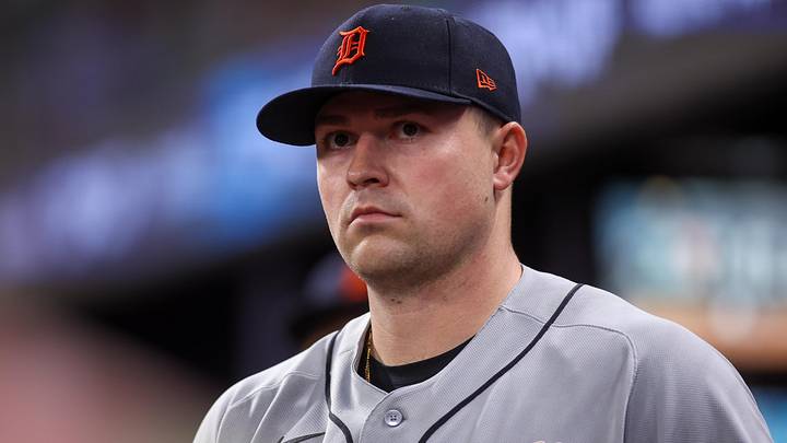 Apr 29, 2026: Detroit Tigers starting pitcher Tarik Skubal (29) in the dugout against the Atlanta Braves in the seventh inning at Truist Park. Apr 29, 2026: Detroit Tigers starting pitcher Tarik Skubal (29) in the dugout against the Atlanta Braves in the seventh inning at Truist Park.