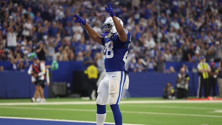 Jonathan Taylor and the Indianapolis Colts are favored against the Arizona Cardinals on Sunday. Jonathan Taylor and the Indianapolis Colts are favored against the Arizona Cardinals on Sunday.