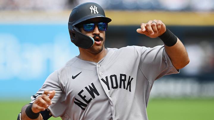 New York Yankees center fielder Trent Grisham (12) needs to get his act together at the plate and in the field before it's too late. New York Yankees center fielder Trent Grisham (12) needs to get his act together at the plate and in the field before it's too late.
