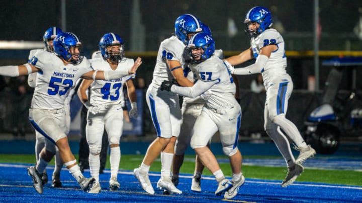 Minnetonka plays Maple Grove in the 2024 Class 6A Prep Bowl on Friday, November 22