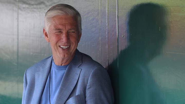 May 17, 2026; Pittsburgh, Pennsylvania, USA; Philadelphia Phillies president of baseball operations Dave Dombrowski looks on in the dugout before the game against the Pittsburgh Pirates at PNC Park. Mandatory Credit: Charles LeClaire-Imagn Images May 17, 2026; Pittsburgh, Pennsylvania, USA; Philadelphia Phillies president of baseball operations Dave Dombrowski looks on in the dugout before the game against the Pittsburgh Pirates at PNC Park. Mandatory Credit: Charles LeClaire-Imagn Images