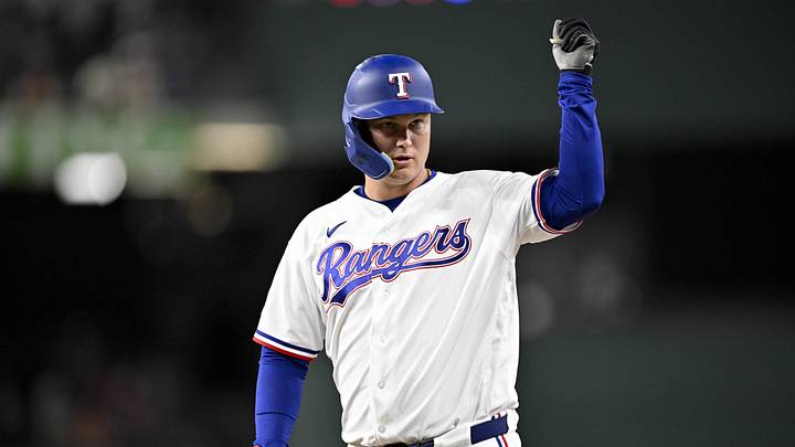 Texas Rangers designated hitter Joc Pederson. Texas Rangers designated hitter Joc Pederson.