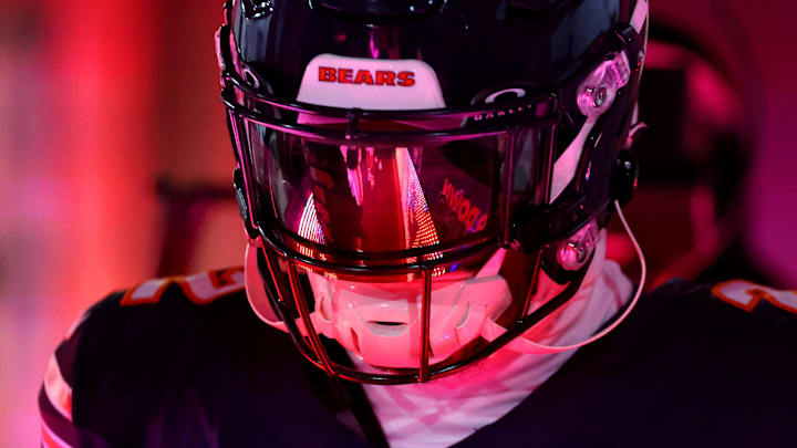 Dec 20, 2025; Chicago, Illinois, USA; Chicago Bears wide receiver DJ Moore (2) takes the field before the game against the Green Bay Packers at Soldier Field. Dec 20, 2025; Chicago, Illinois, USA; Chicago Bears wide receiver DJ Moore (2) takes the field before the game against the Green Bay Packers at Soldier Field.