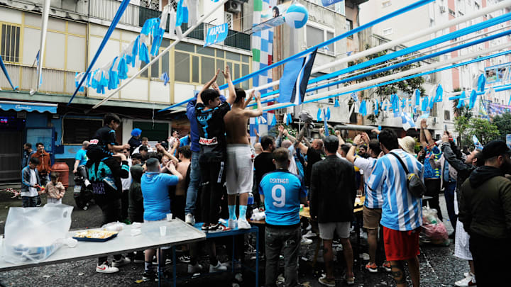 Festa (quasi) Scudetto a Napoli
