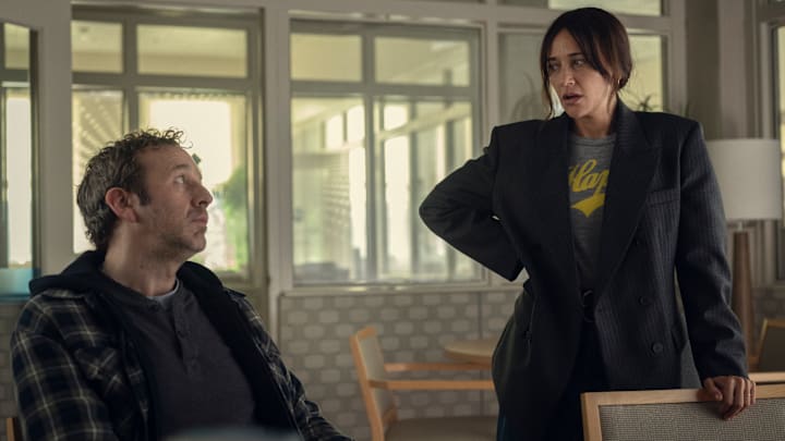 Chris O'Dowd and Rashida Jones in Black Mirror season 7 on Netflix