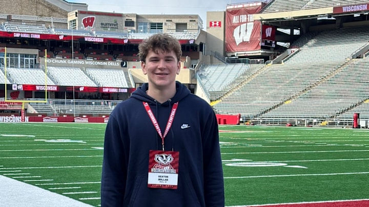 Wisconsin LB commit Keaton Wollan. 