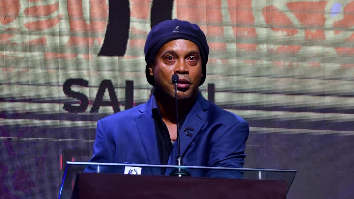 Ronaldinho à l'International Soccer Hall Of Fame Induction Gala