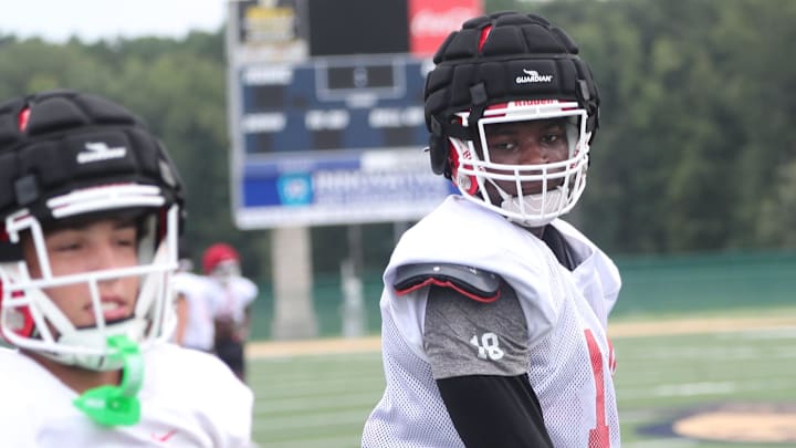 Savannah Christian's Ladamion Guyton during practice on Monday, July 29, 2024 at Pooler Stadium. Savannah Christian's Ladamion Guyton during practice on Monday, July 29, 2024 at Pooler Stadium.