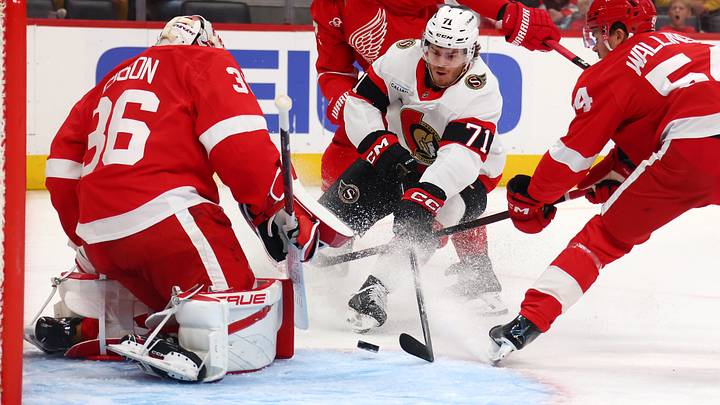 A rough outing for the Senators led to their first loss of the season. A rough outing for the Senators led to their first loss of the season.