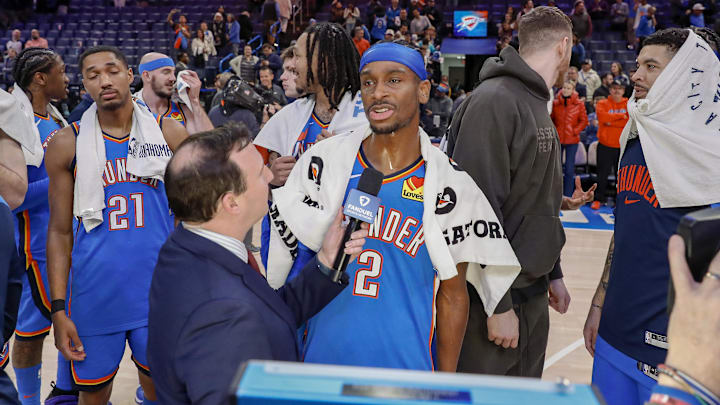 Oklahoma City Thunder guard Shai Gilgeous-Alexander is a great prop target on Sunday.