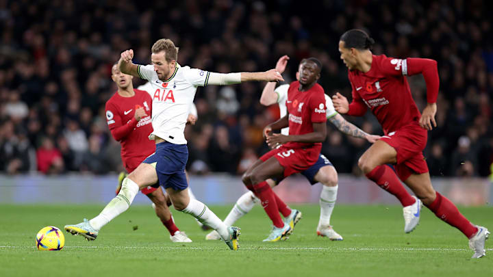 Tottenham face Liverpool on Sunday