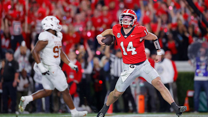 Gunner Stockton, Georgia Bulldogs, Texas Longhorns Gunner Stockton, Georgia Bulldogs, Texas Longhorns