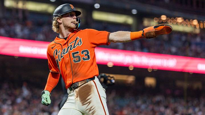 San Francisco Giants center fielder Jonah Cox. Credit: Bob Kupbens-Imagn Images San Francisco Giants center fielder Jonah Cox. Credit: Bob Kupbens-Imagn Images