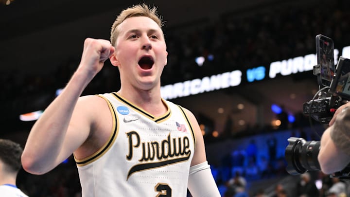 The Purdue Boilermakers are favored against the Texas Longhorns in the Sweet 16. The Purdue Boilermakers are favored against the Texas Longhorns in the Sweet 16.