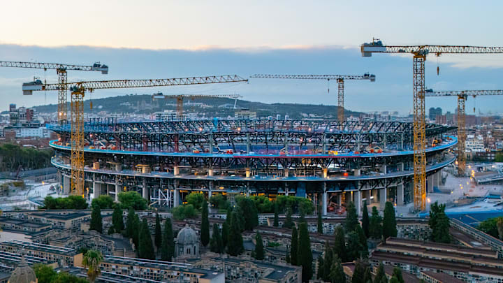 Barcelona’s Camp Nou comeback has been delayed several times. Barcelona’s Camp Nou comeback has been delayed several times.