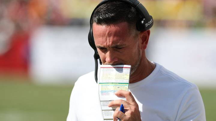 Oct 4, 2026; Tampa, Florida, USA; Green Bay Packers head coach Matt LaFleur looks on during the fourth quarter against the Tampa Bay Buccaneers at Raymond James Stadium. Mandatory Credit: Matt Pendleton-Imagn Images Oct 4, 2026; Tampa, Florida, USA; Green Bay Packers head coach Matt LaFleur looks on during the fourth quarter against the Tampa Bay Buccaneers at Raymond James Stadium. Mandatory Credit: Matt Pendleton-Imagn Images