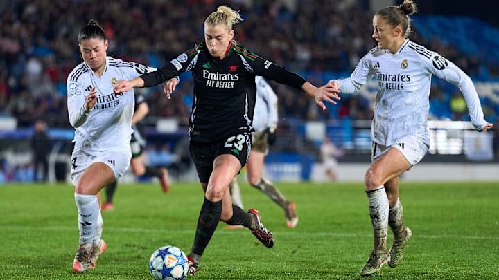 Real Madrid e Arsenal disputam vaga nas semis da Champions Feminina 2024/25