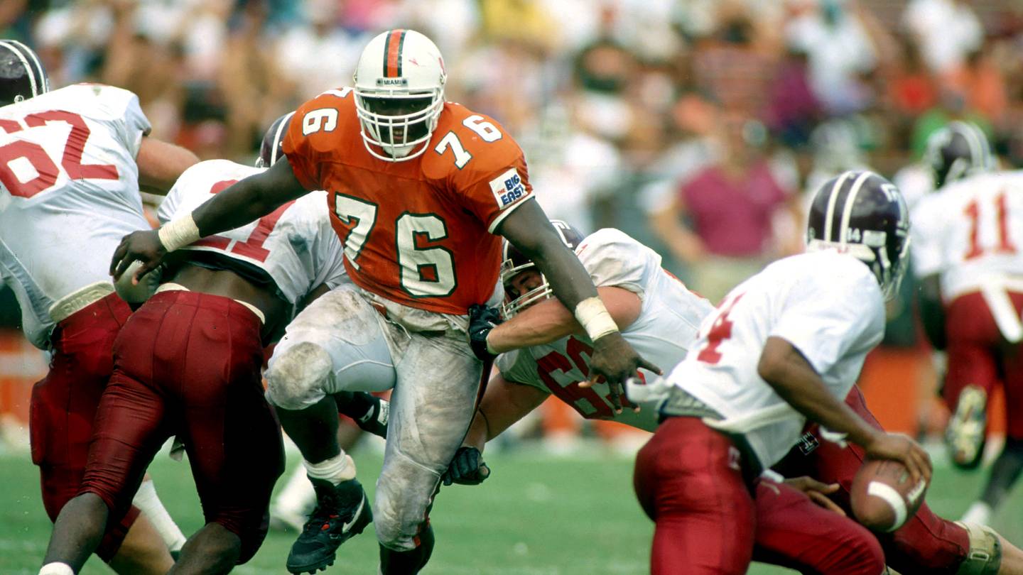 Jerome Brown and Warren Sapp lead the list of the top 10 Miami's anti-tradition icons