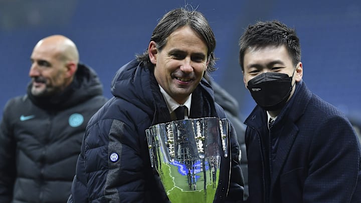 Simone Inzaghi e Steven Zhang 
