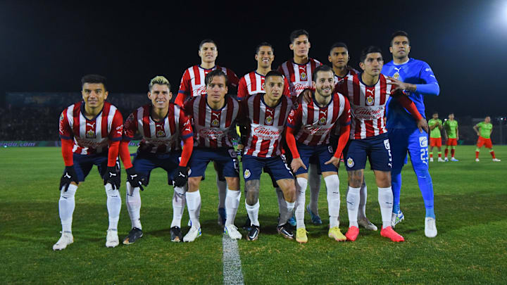 Jugadores de Chivas previo a un partido ante FC Juárez. Jugadores de Chivas previo a un partido ante FC Juárez.