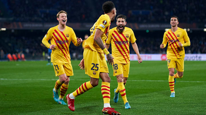 Barça beim Torjubel